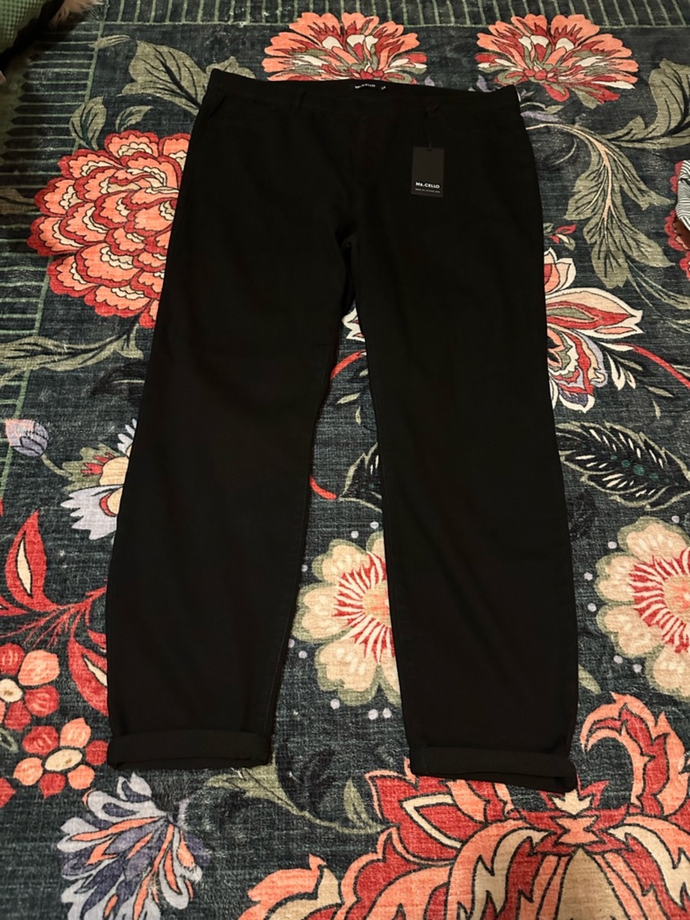 🖤 Ms. Cello 3X Black Pants NWT Pull On Straight Leg NWT
